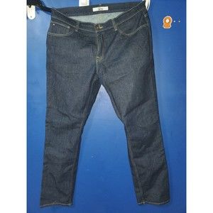 NWOT Tommy Hilfiger Slim Stretch Denim Jeans Blue Dark Wash Men’s 36x32 Mid Rise